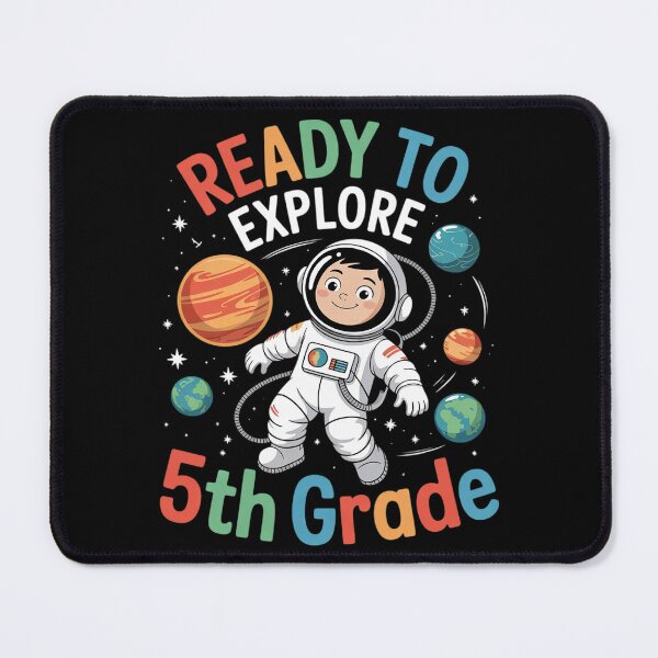 Item preview, First day Kids Welcome back to School Astronaut 5th grade 2 designed and sold by joyouartArt.