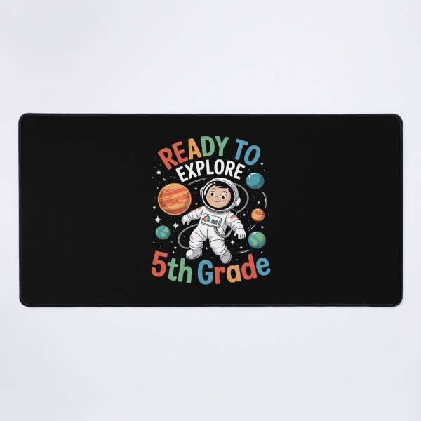 Item preview, First day Kids Welcome back to School Astronaut 5th grade 2 designed and sold by joyouartArt.