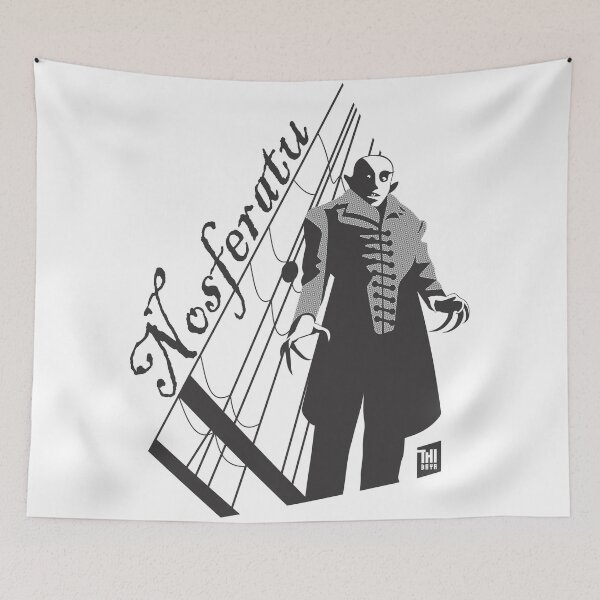 Item preview, Nosferatu (Black on white version) designed and sold by THIBAYA streetwear.