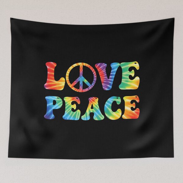 Item preview, Valentine's Day Love Peace Heart Tie Dye Couple designed and sold by OlakunleOloroz.