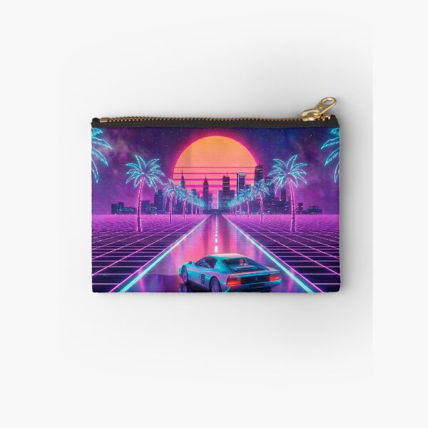 Item preview, Neon Sunset Drive - 80s Outrun Racer designed and sold by powersunlight.