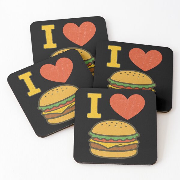 Item preview, I Love Burgers Vintage designed and sold by flagylART.