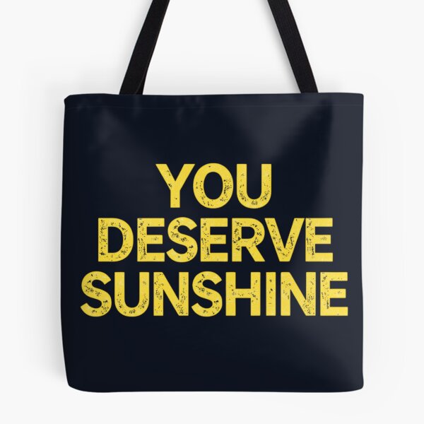 Item preview, You Deserve Sunshine Yellow Typography Art designed and sold by EchoPrint Co..