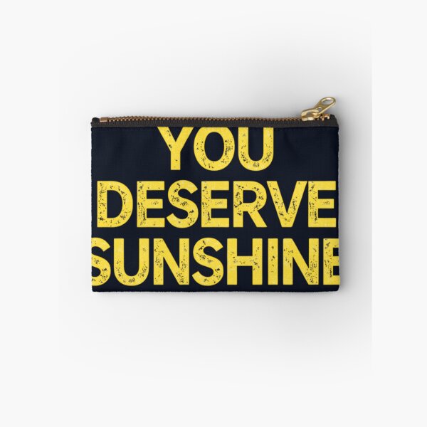 Item preview, You Deserve Sunshine Yellow Typography Art designed and sold by EchoPrint Co..