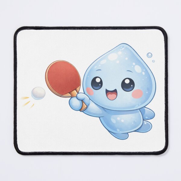 Item preview, Cute Water Drop Playing Table Tennis designed and sold by Moonya26.