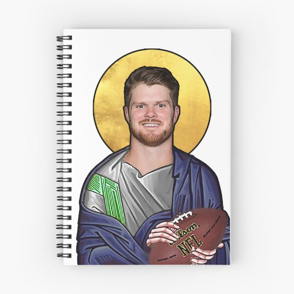 Item preview, Saint Sam Darnold of the Seattle Seahawks designed and sold by Pop Culture Bling.