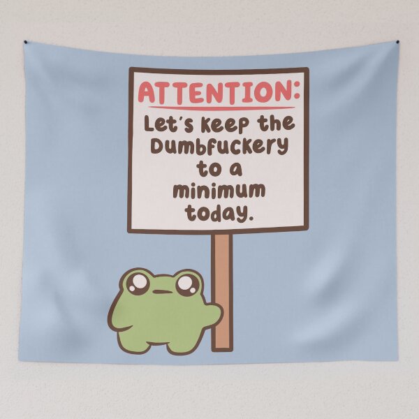 Item preview, lets keep the dumbfuckery to a minimum frog designed and sold by kaybowzie.