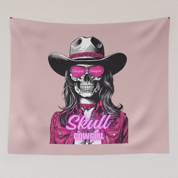 Item preview, skeleton cowgirl designed and sold by wildforcedesign.