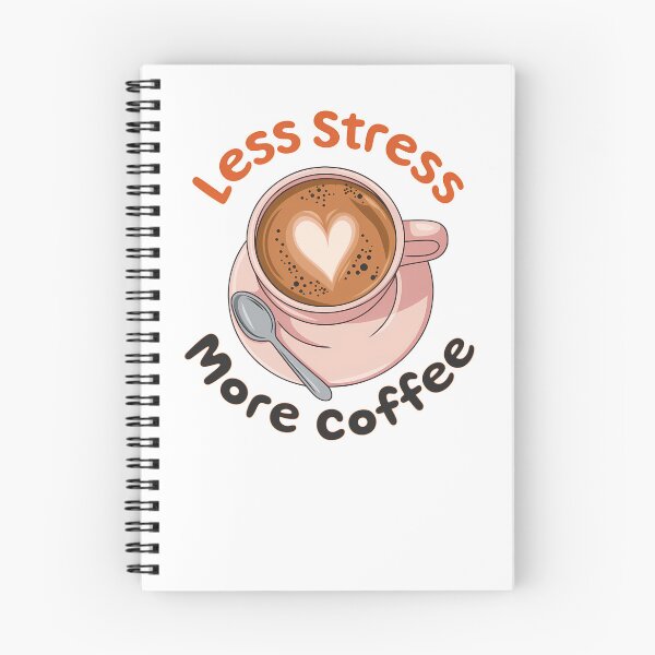 Item preview, Less Stress More Coffee designed and sold by KD Merch.
