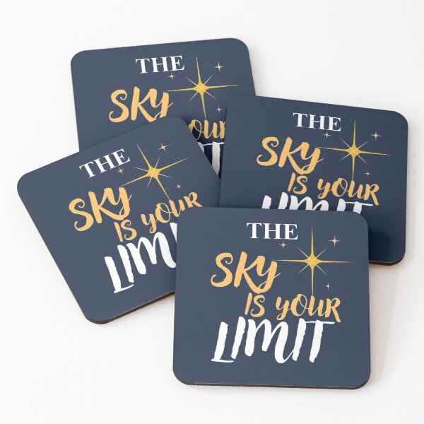Item preview, The Sky Is Your Limit - Inspirational Star Typography designed and sold by GunnuDesigns.