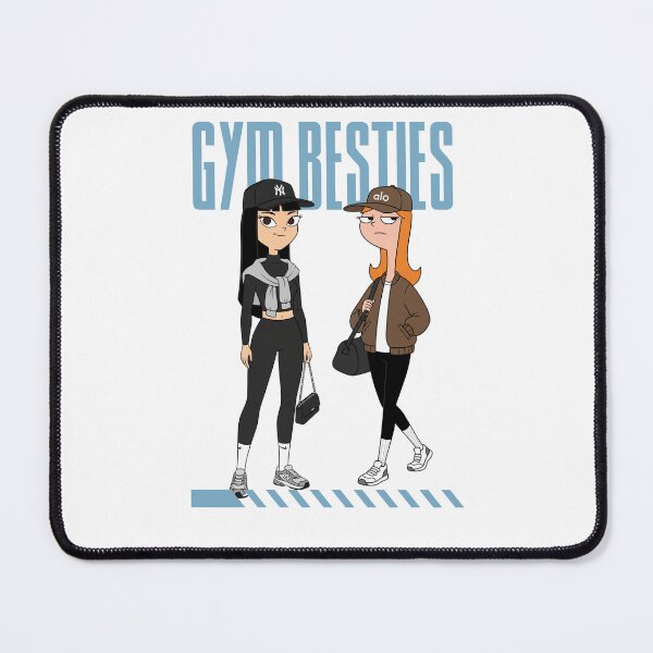 Item preview, Gym Besties Fitness Aesthetic Tee designed and sold by LunaTS.