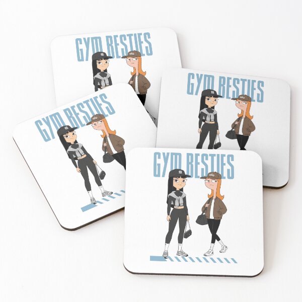 Item preview, Gym Besties Fitness Aesthetic Tee designed and sold by LunaTS.