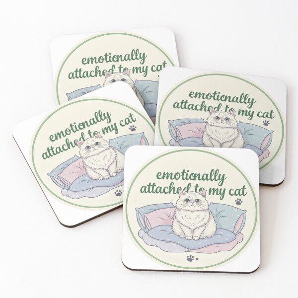Item preview, emotionally attached to my cat  designed and sold by YasminAnday.