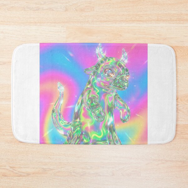 Item preview, Vibrant Holographic Bull Creature designed and sold by maboroshilab.