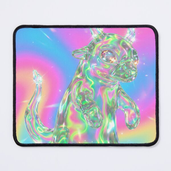 Item preview, Vibrant Holographic Bull Creature designed and sold by maboroshilab.