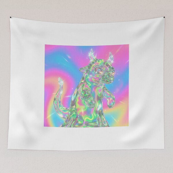 Item preview, Vibrant Holographic Bull Creature designed and sold by maboroshilab.
