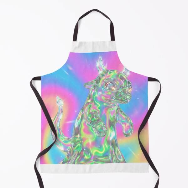 Item preview, Vibrant Holographic Bull Creature designed and sold by maboroshilab.