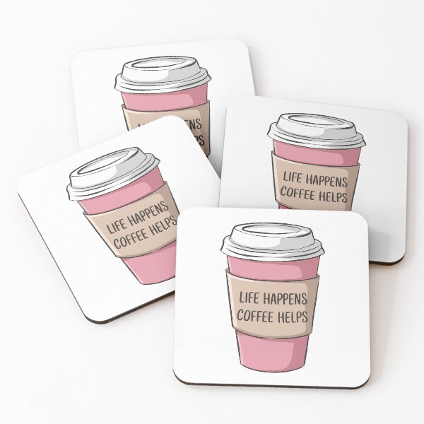 Item preview, Life Happens Coffee Helps designed and sold by KD Merch.