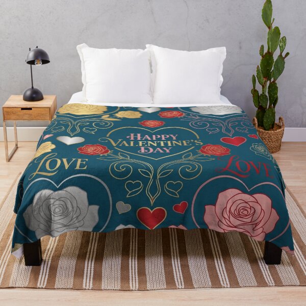 Item preview, Ornate Teal and Gold Valentine Floral Pattern designed and sold by DGtaLrtcom.