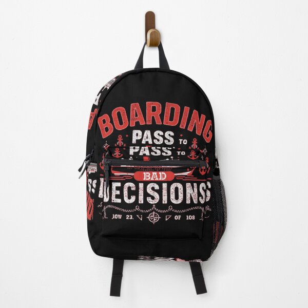 Item preview, Boarding Pass to Bad Decisions | Funny Cruise & Travel Party Design | nauTeetude designed and sold by nauTeetude.