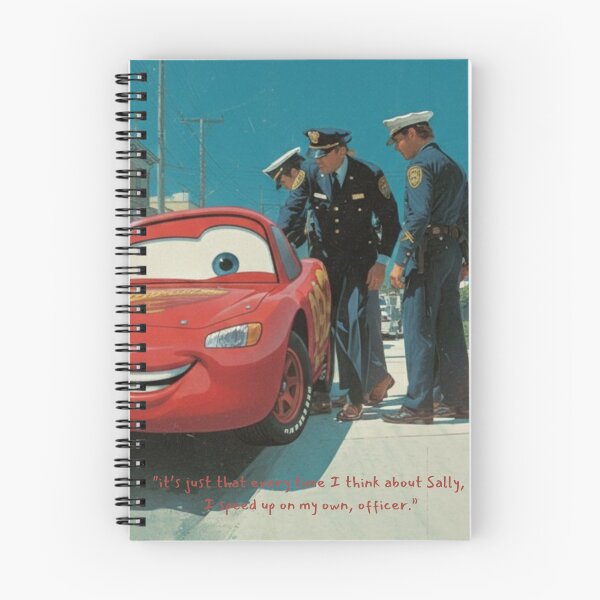 Item preview, “Ticket‑Tuned Turbo: Neon‑Street Speedster Caught in a Reality‑Check Roadblock” designed and sold by Print Fiction.