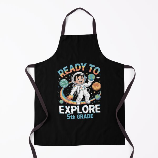Item preview, First day Kids Welcome back to School Astronaut 5th grade designed and sold by joyouartArt.