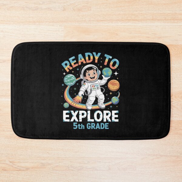 Item preview, First day Kids Welcome back to School Astronaut 5th grade designed and sold by joyouartArt.