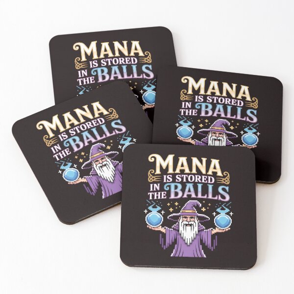 Item preview, Mana Is Stored in the Balls – Sorcerer Magic Fantasy Meme designed and sold by Redgiant87x.