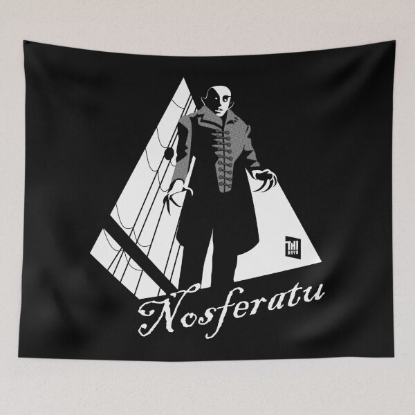 Item preview, Nosferatu (White on black version) designed and sold by THIBAYA streetwear.