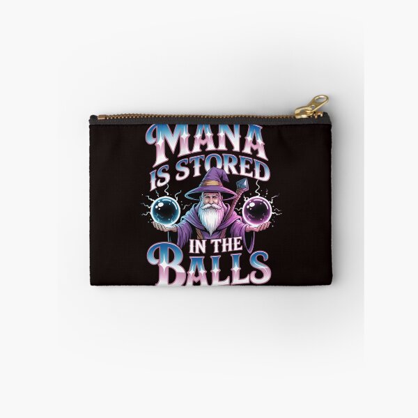 Item preview, Mana Is Stored in the Balls – RPG Humor Funny Wizard Design designed and sold by Redgiant87x.