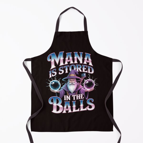 Item preview, Mana Is Stored in the Balls – RPG Humor Funny Wizard Design designed and sold by Redgiant87x.