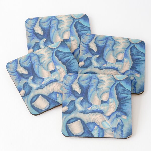 Item preview, Abstract Thumbs, Blue designed and sold by ArtOfSheri.