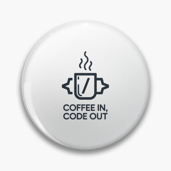 Item preview, Coffee and Code - Minimalist Design for Developers designed and sold by DevVibe.