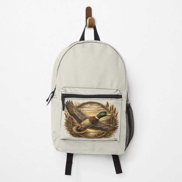 Item preview, Vintage Mallard Duck Flying – Rustic Waterfowl Hunting Art designed and sold by Boot Culture.