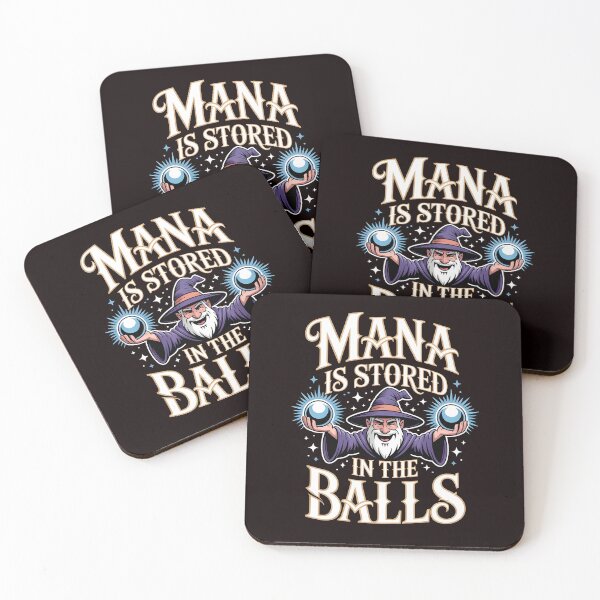 Item preview, Mana Is Stored in the Balls – Funny Sorcerer RPG Quote designed and sold by Redgiant87x.