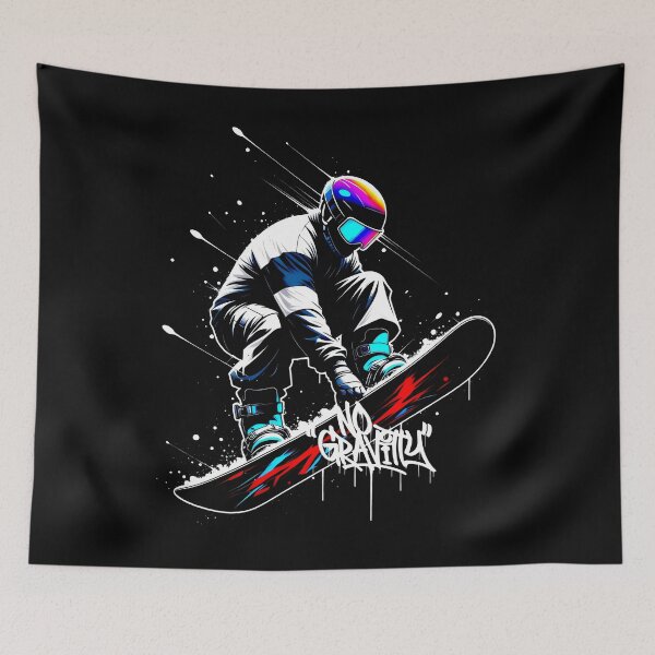 Item preview, Extreme Sports No Gravity Snowboarding Winter designed and sold by SplashTastic.