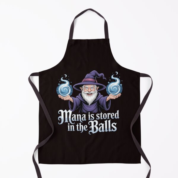 Item preview, Mana Is Stored in the Balls – Wizard Magic RPG Humor designed and sold by Redgiant87x.