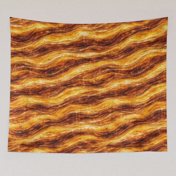 Item preview, Tigers Eye pattern yellow and brown designed and sold by chihuahuashower.