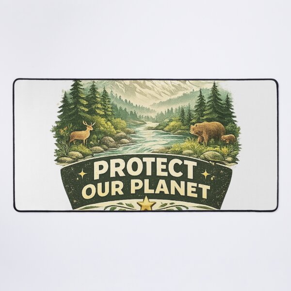 Item preview, Protect Our Planet – Nature Environment Earth T-Shirt Design designed and sold by Ataqhin.