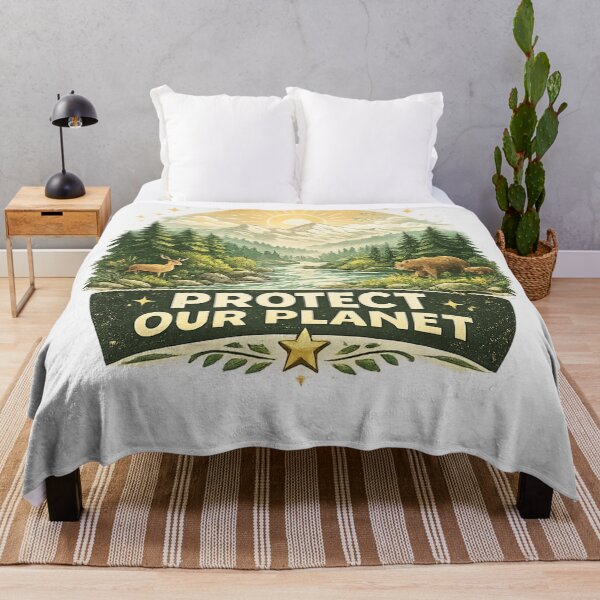 Item preview, Protect Our Planet – Nature Environment Earth T-Shirt Design designed and sold by Ataqhin.