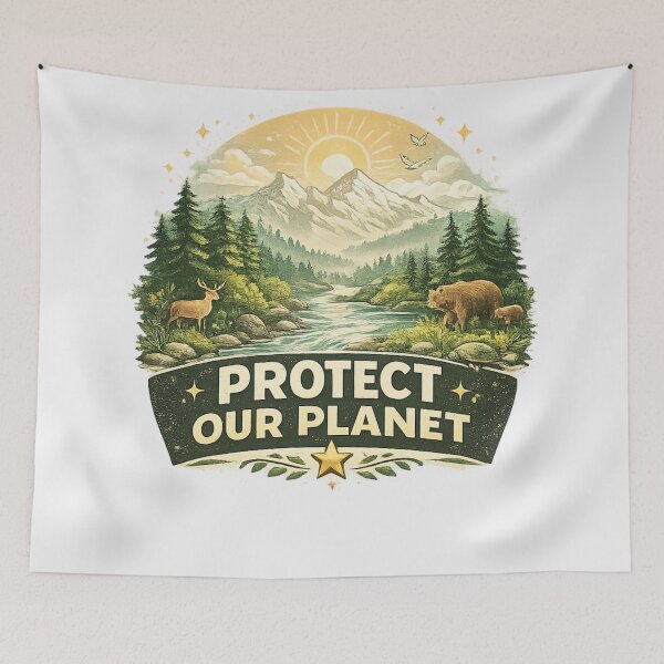Item preview, Protect Our Planet – Nature Environment Earth T-Shirt Design designed and sold by Ataqhin.