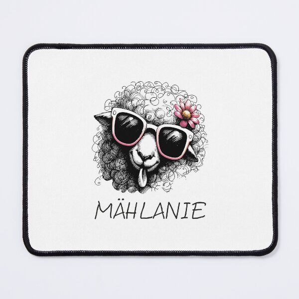 Item preview, Mählanie Cheeky Sheep Wordplay Illustration designed and sold by CreareAT.
