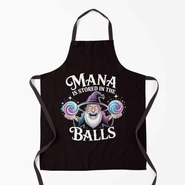 Item preview, Mana Is Stored in the Balls – Funny Wizard Fantasy Meme Design designed and sold by Redgiant87x.