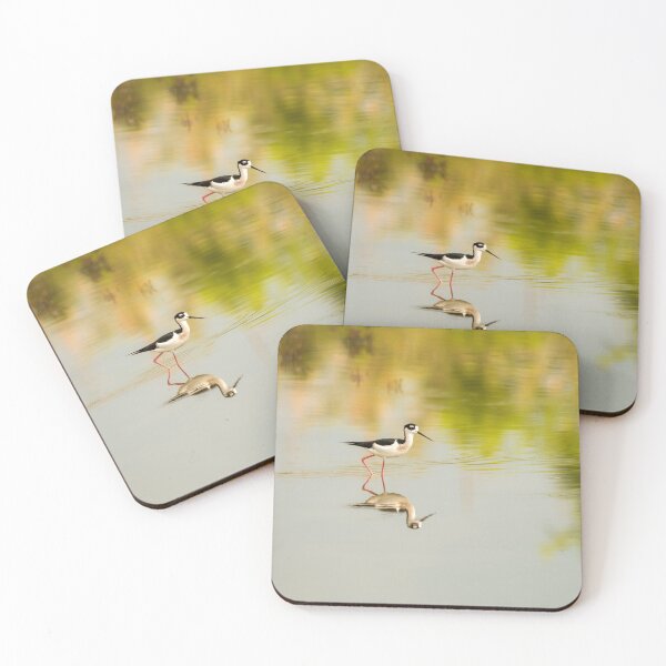 Item preview, Black-necked Stilt Reflection on The Wetlands designed and sold by Debra Martz.