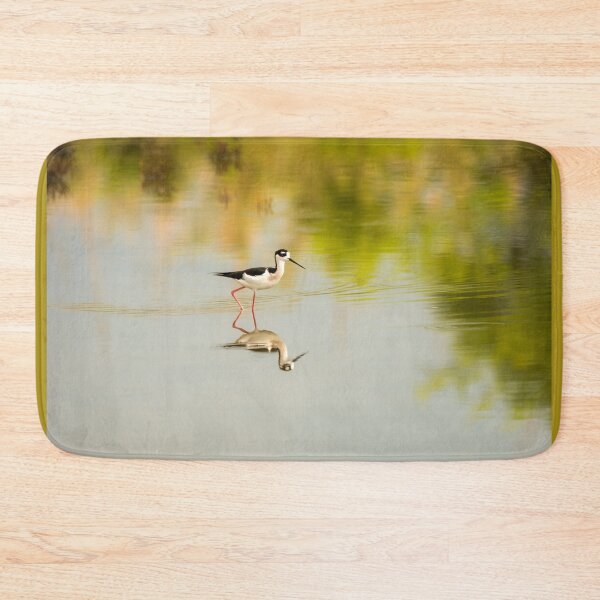 Item preview, Black-necked Stilt Reflection on The Wetlands designed and sold by Debra Martz.