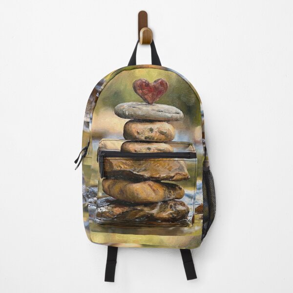Item preview, Stacked Stones on River designed and sold by HeyyItsNikki.