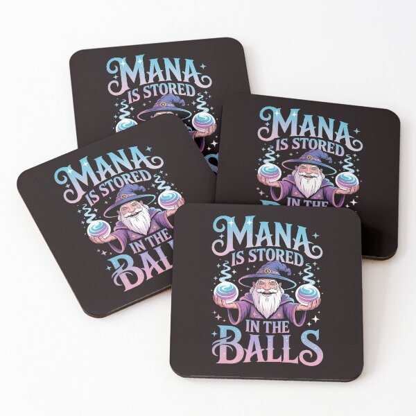 Item preview, Mana Is Stored in the Balls – RPG Fantasy Wizard Joke designed and sold by Redgiant87x.
