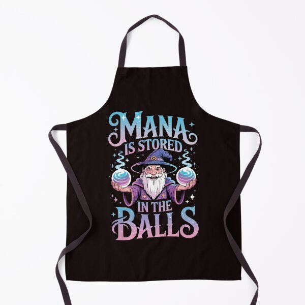 Item preview, Mana Is Stored in the Balls – RPG Fantasy Wizard Joke designed and sold by Redgiant87x.