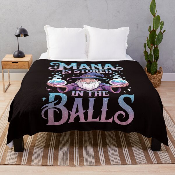 Item preview, Mana Is Stored in the Balls – RPG Fantasy Wizard Joke designed and sold by Redgiant87x.