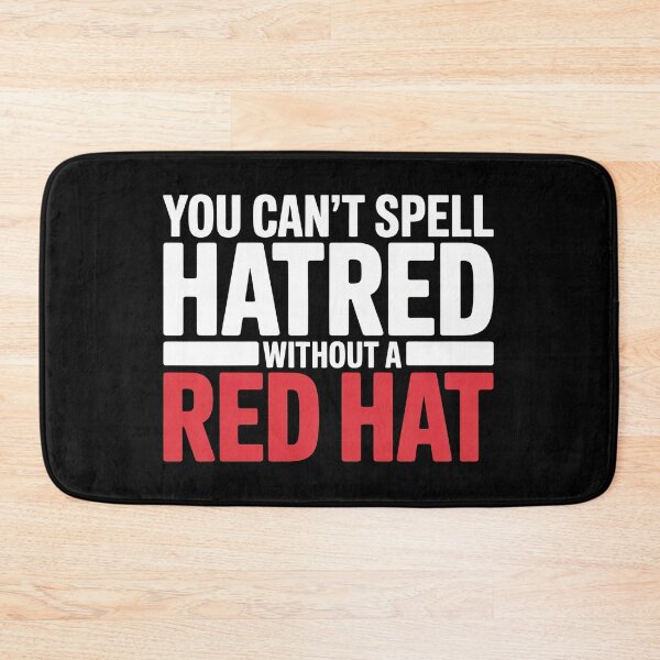 Item preview, You Can't Spell Hatred Without A Red Hat - This design is for people who appreciate bold political satire, clever wordplay, and expressive social commentary. designed and sold by ZyziowskyArt.